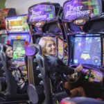 Reduce Your Stress With A Coffee Break Playing An Arcade Game